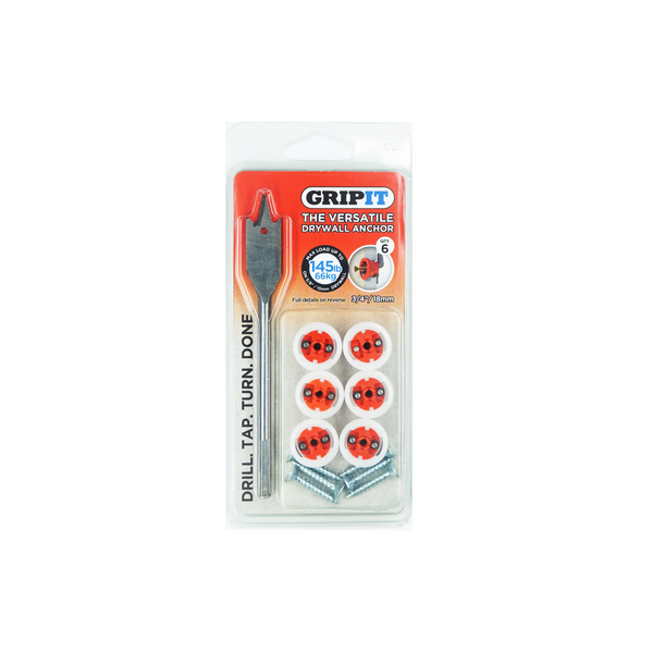 GripIt Heavy Duty Drywall Anchors: GripIt Fixings USA